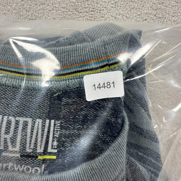 Smartwool Shirt Womens Small Gray Floral Intraknit Active Short Sleeve Merino - Picture 10 of 10